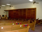 Pews and Doors in the First Christian Church