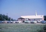 Burrton Mennonite Church in 1959 by Linda Koppes