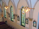 Halstead Sacred Heart Catholic Church Stained Glass Windows