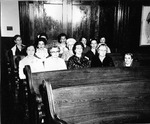 Women Sitting in the Pews of the First Methodist Church