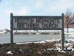Sign for the Hesston Mennonite Brethren Church