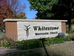 Sign at the Whitestone Mennonite Church