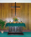 Altar in the Highland Trinity United Church of Christ