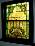Stained Glass Window in the Sedgwick United Methodist Church