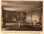 Interior View of Masonic Lodge Hall