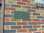 Plaque on the Lillian C. Tear Memorial Library