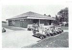 Golf Club House and a Golf Carts