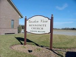 Sign for the Garden View Mennonite Church