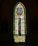 Stained Glass in the Halstead Sacred Heart Catholic Church