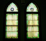 Stained Glass in the Plymouth Congregational United Church of Christ