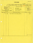 Blue Prints for the Library Building - Invoice