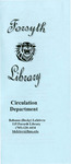 Forsyth Library Circulation Department brochure