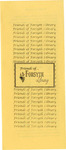 Friends of Forsyth Library brochure