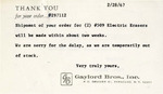 Purchase Order: Gaylord Brothers, Inc.