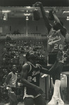 Reggie Grantham Making Shot for Hoop by Fort Hays State University Athletics