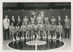 1990-1991 Tiger Basketball Team Portrait by Fort Hays State University Athletics