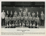 1990-1991 Tiger Basketball Team Portrait by Fort Hays State University Athletics