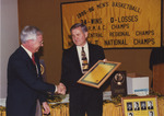 Gary Garner Being Given Award by Fort Hays State University Athletics