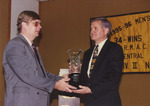 Gary Garner Receives a Glass Award by Fort Hays State University Athletics