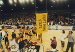 1995-96 Elite 8 Tournament - Fort Hays Flag Raised by Fort Hays State University Athletics