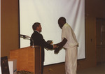 Sherick Simpson Being Awarded