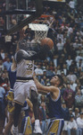 Sherick Simpson Jumps to Make Layup by Fort Hays State University Athletics