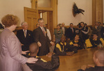 FHSU President and Governor of Kansas