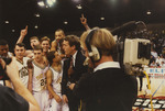Post NCAA Elite Eight Game in Front of a Camera