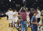 Post NCAA Elite Eight Game Dogpile by Fort Hays State University Athletics