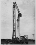 176 Mercury Capsule with Redstone Rocket - Prelaunch