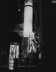 198 Prelaunch Activity at Base of MR-4 Rocket by National Aeronautics and Space Administration (NASA)