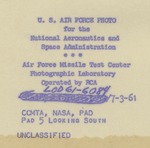 307 Back Side of Photograph Pad 5 Looking South by National Aeronautics and Space Administration (NASA)