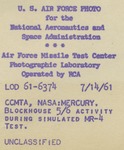 490 Back Side of Photograph Blockhouse 5-6 Activity During MR-4 Simulation by National Aeronautics and Space Administration (NASA)