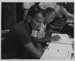 491 Astronaut Deke Slayton at Console During MR-4 Simulation