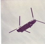 Undershot of Chinook Helicopter