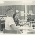 ROTC Members at Table in Dining Hall
