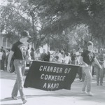 ROTC Members in a Parade, Chamber of Commerce Award