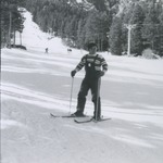 ROTC Member at Top of Ski Run