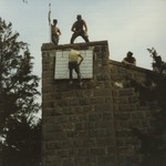 Lewis Field ROTC Rappelling Exercise