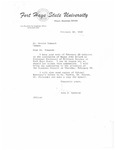 Letter regarding the nomination of Major John Allard