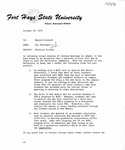 Letter to Harold Eickhoff regarding the establishment of a military science program