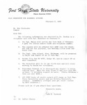 Letter to Robert L. Chalendar by John D. Garwood