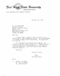 Letter to Joe McFarland from Harold Eickhoff
