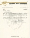 Letter from Captain Wayne Butterfield to Dr. Chalender