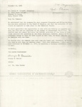 Letter, to Gerald W. Tomanek, from George E. Emrich, November 12, 1976