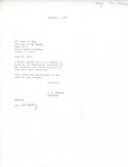 Letter, to James W. Bibb, from Gerald W. Tomanek, October 2, 1978