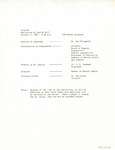 Program for the Dedication Ceremony of Rarick Hall, October 3, 1981 by Office of the President