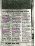 Sheridan Coliseum: Newspaper, Building Better Second Time Around; Rogers, Wilson recall Sheridan's varied past;