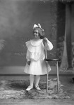 Box 1, Neg. No. 1: Girl Wearing a Light Colored Dress