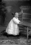 Box 1, Neg. No. 268: Baby Holding Onto Chair